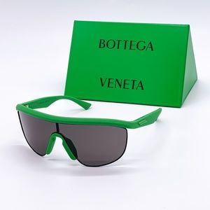 NEW BOTTEGA VENETA BV1115S 007 UNISEX SHIELD SUNGLASSES BV 1115S 007 SHIELD